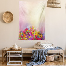 Pastel Ombre Meadow Tapestry