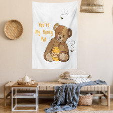 You're My Honey Pot Bear Tapestry