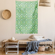 Brushstroke Paints Dots Tapestry