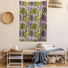 Abstract Leaves Garden Tapestry