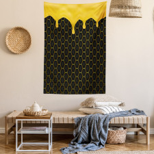 Honeycomb Dripping Beehive Tapestry