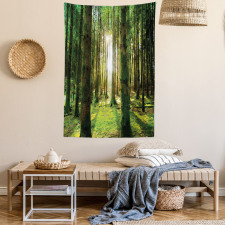 Sunny Day in the Forest Tapestry