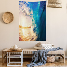 Tropical Trees Shoreline Tapestry