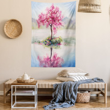 Japanese Cherry Tree Tapestry