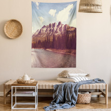 Canada River and Trees Tapestry