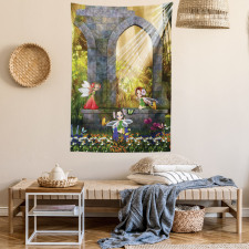 Flowers Blossoms Scene Tapestry