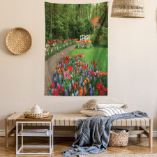 Spring Garden Forest Tapestry