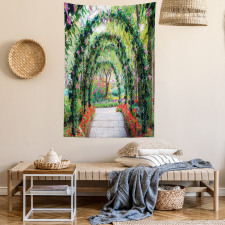 Flower Arches Plants Tapestry