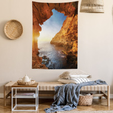 Sunset Pacific Paradise Tapestry