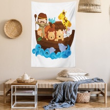 Animals in Nature Tapestry