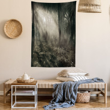 Nostalgic Dark Forest Tapestry