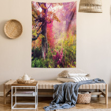 Majestic Autumn Trees Tapestry