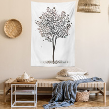 Fall Leaves Solititude Tapestry