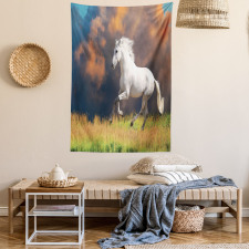 Andalusian Horse Dusk Tapestry