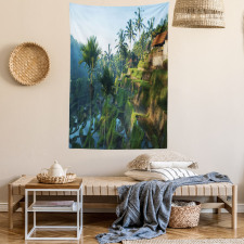 Palm Trees Morning Tapestry