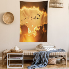 Flyingt Sunset Freedom Tapestry