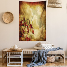 Retro Flower Chamomile Tapestry