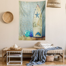 Aquatic Objects Boats Tapestry