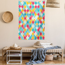 Kid Theme Colorful Petal Tapestry