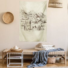 Wild West Cowboys Tapestry