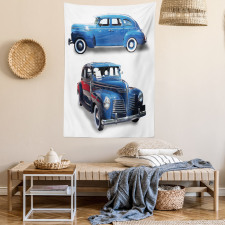 Old Antique Vehicle Tapestry