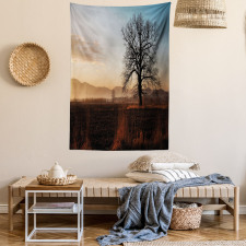 Countryside Autumn Dusk Tapestry