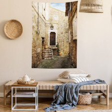 Narrow Cobble Street Tapestry