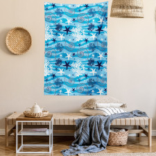 Seashells Marine Sea Tapestry