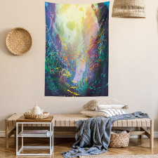 Coral Reef Aquarium Art Tapestry