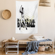 Baseball Grunge Batting Tapestry