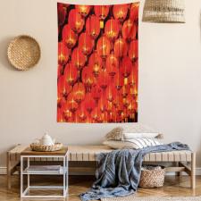 Chinese Lantern Festival Tapestry