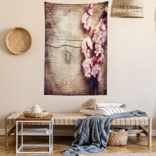 Spring Blossom on Wood Tapestry