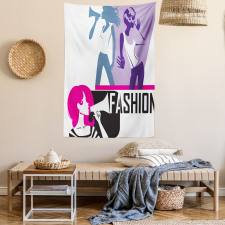 Modern Lady Fashion Tapestry