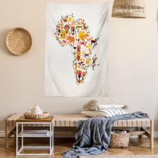 Travel Map Arts Tapestry