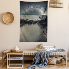 Milky Way Foggy Space Tapestry