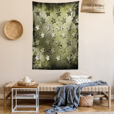 Grunge Effect Stars Tapestry