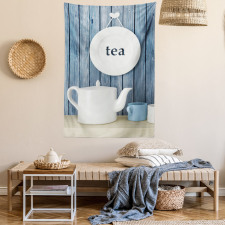 Country Cups and Pot Plate Tapestry