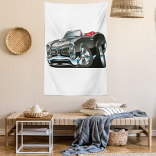 Nostalgic Sports Car Tapestry