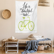 Life is a Bike Ride Tapestry