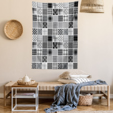 Plaid Patchwork Retro Tapestry