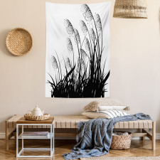 Bushes Wild Field Tapestry
