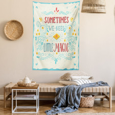 Magic Words Art Tapestry