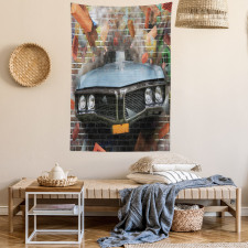 Graffiti Style Street Art Tapestry