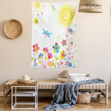 Dandelions Happiness Tapestry