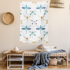 Regular Lines Insects Tapestry