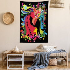 Futuristic Rainbow Tapestry