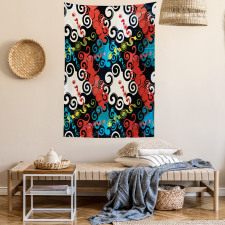 Grunge Street Art Tapestry