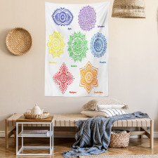 Colorful Chakra Tapestry