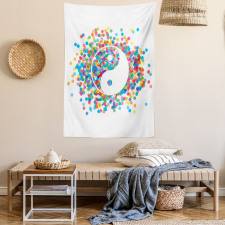 Colorful Peace Tapestry