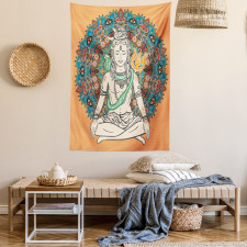 Asian Ancient Bohemian Design Tapestry